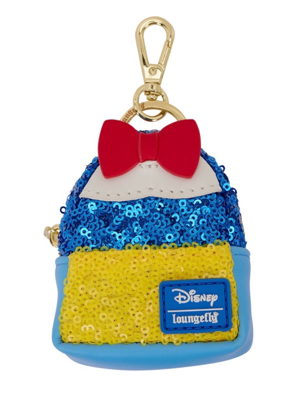 Loungefly Exclusive Sequin Mini Backpack Keychain - Snow White